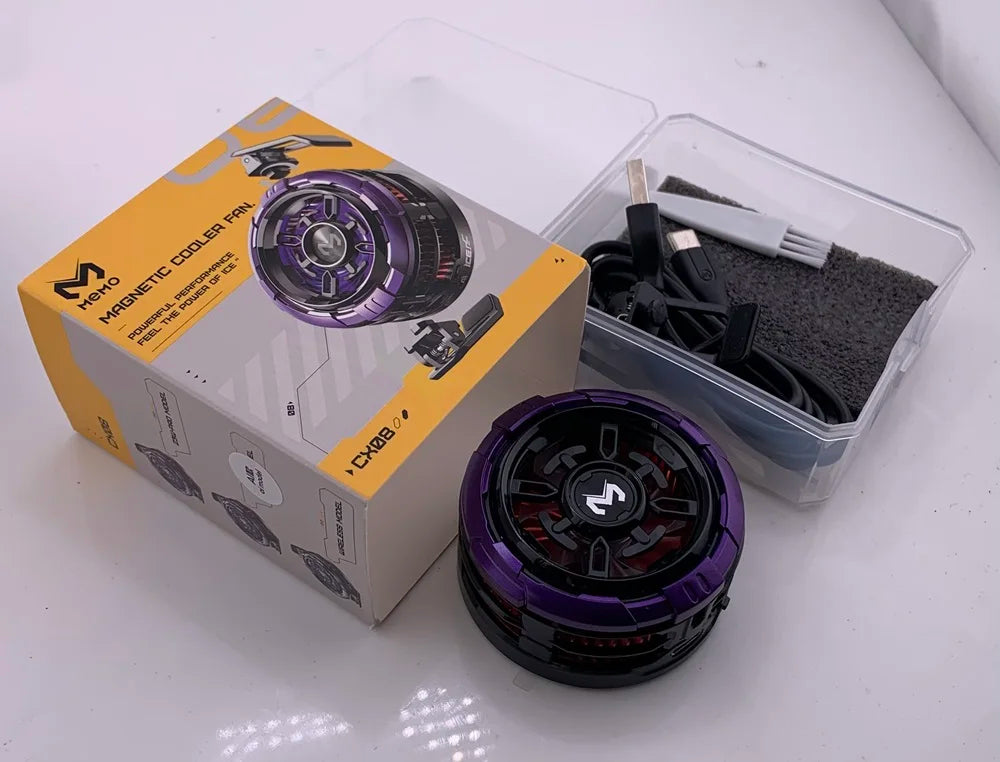 MEMO CX08  High-Power Strong Cooling Semiconductor Mobile Phone Cooler Radiator with Magnetic Attachment & Clamp