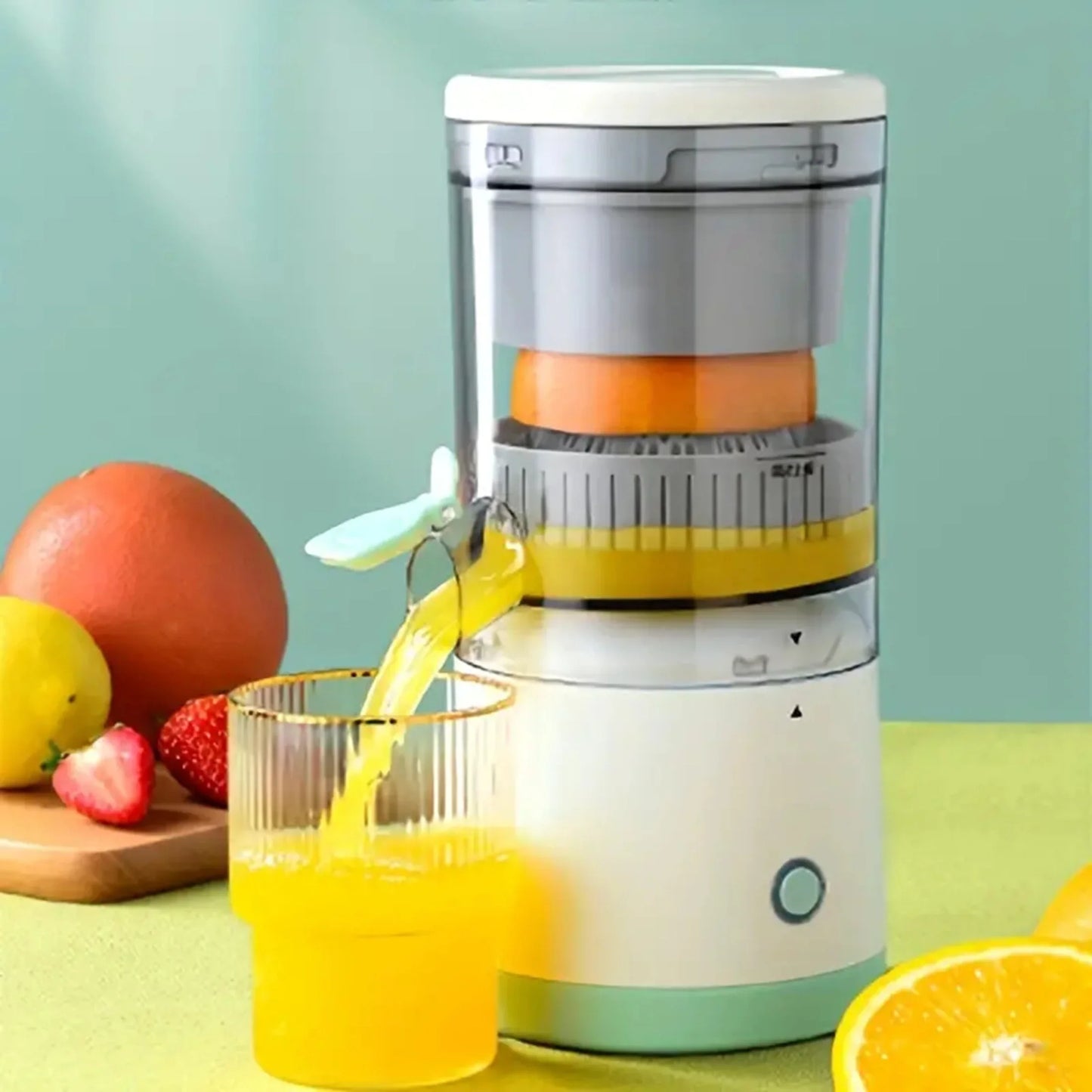 Electric juicer USB rechargeable citrus lemon juicer wireless fruit blender automatic fresh juicer