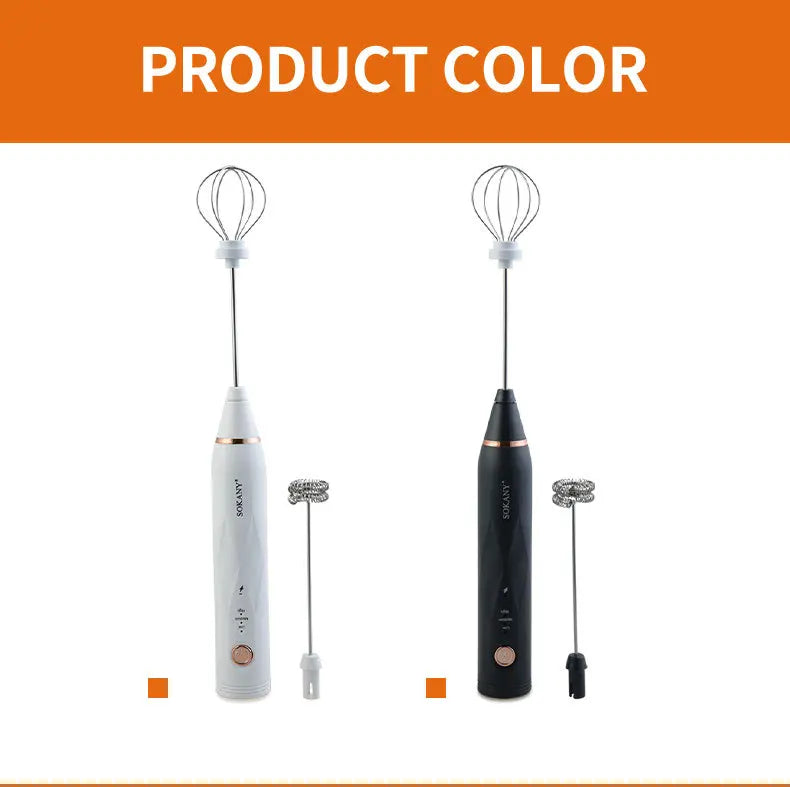 SOKANY201A Handheld Electric Eggbeater Home Cooking Machine Portable Coffee Mixer Small Appliance for Kitchen