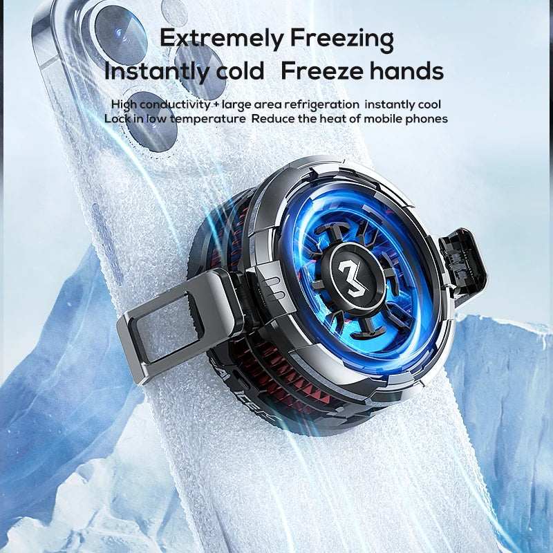 MEMO CX08  High-Power Strong Cooling Semiconductor Mobile Phone Cooler Radiator with Magnetic Attachment & Clamp