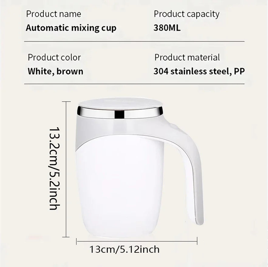 1pcs  Professional stainless steel magnetic stirring cup-efficient mixing solution for kitchen use