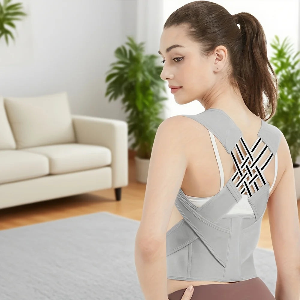 Dropshipping Back Posture Corrector Brace for Women breathable Back Posture Correction back support belt shoulder students kid
