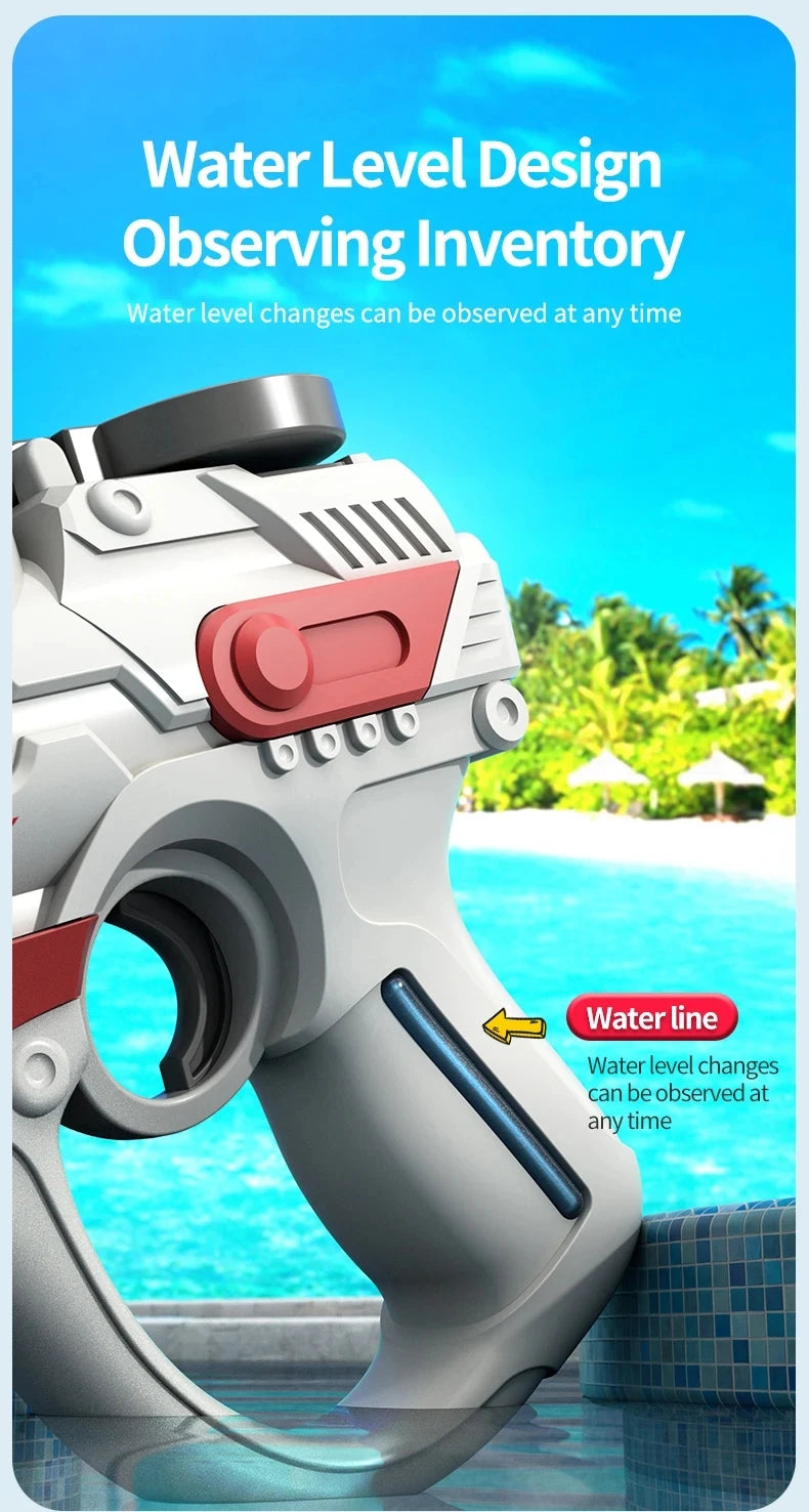 Automatic Electric Water Gun Children High-pressure Outdoor Beach Large-capacity Swimming Pool Summer Toy for Children Boy