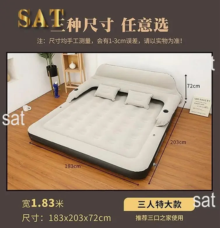 Memory Bedroom Mattress Inflatable Topper Reinforce Bed Frame Floor Mattress Sleep Japanese Colchon Individual Salon Furniture