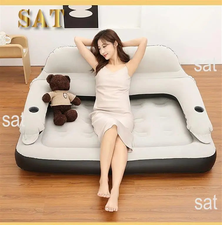Memory Bedroom Mattress Inflatable Topper Reinforce Bed Frame Floor Mattress Sleep Japanese Colchon Individual Salon Furniture