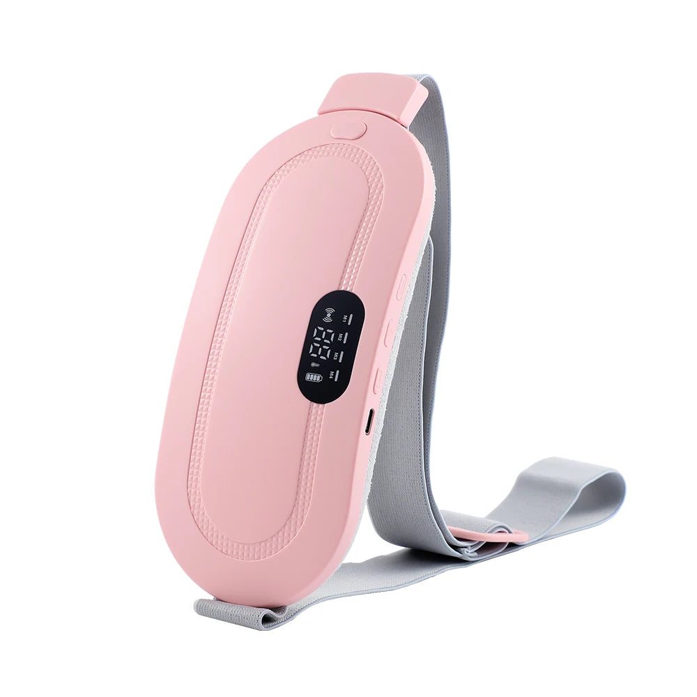 Smart Warm Palace Belt Electric Period Cramp Relief Massager Belt Menstrual Heating Pad Waist Stomach Abdominal Warm Products