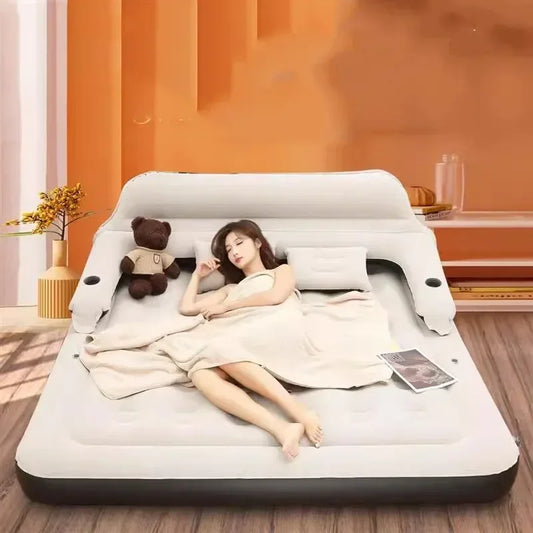 Memory Bedroom Mattress Inflatable Topper Reinforce Bed Frame Floor Mattress Sleep Japanese Colchon Individual Salon Furniture