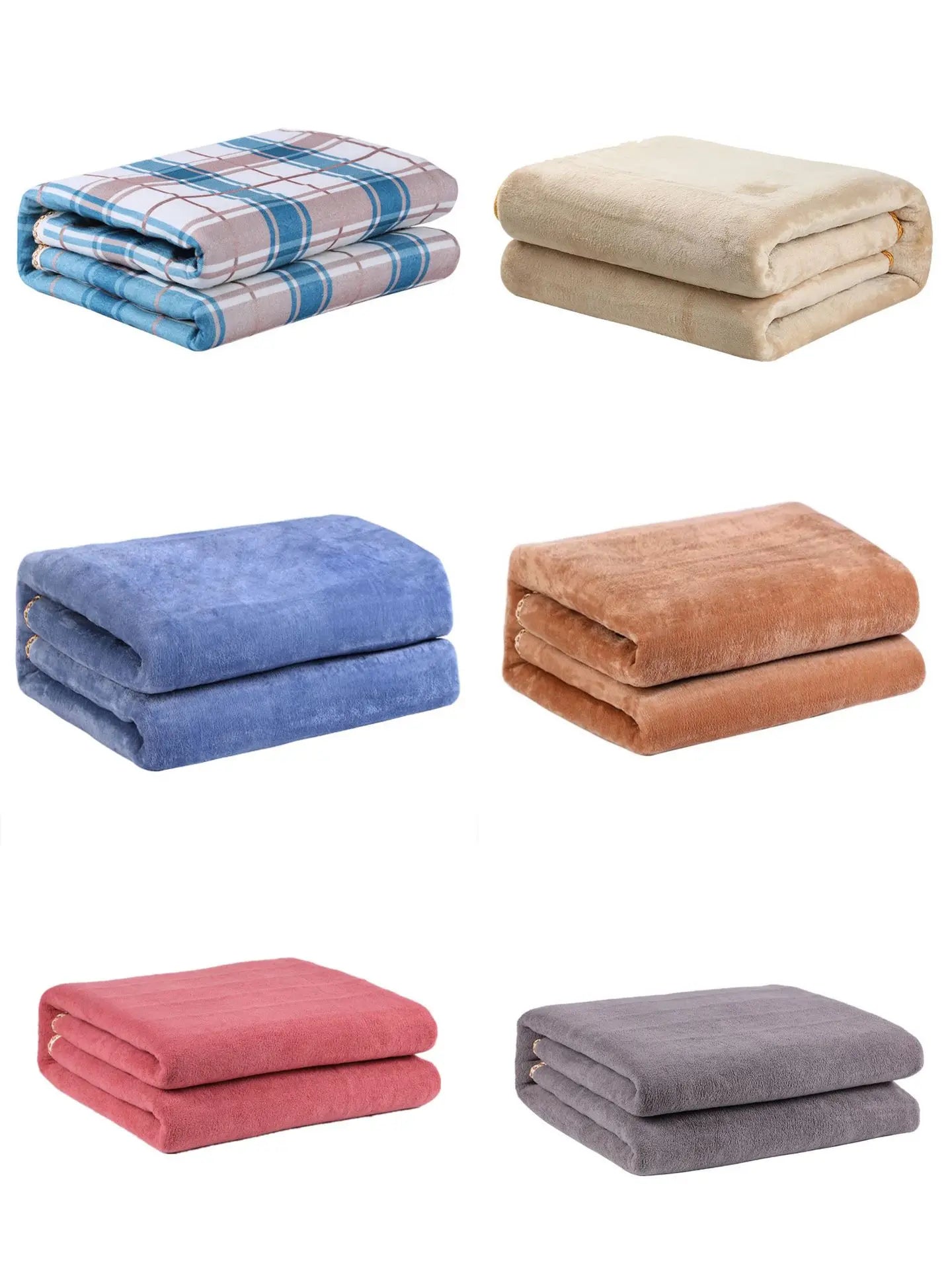 220V Electric Blanket Intelligent Switch Thicken Security Heating Pad Thermostat Blankets Body Warm Electric Flannel Mattress65W