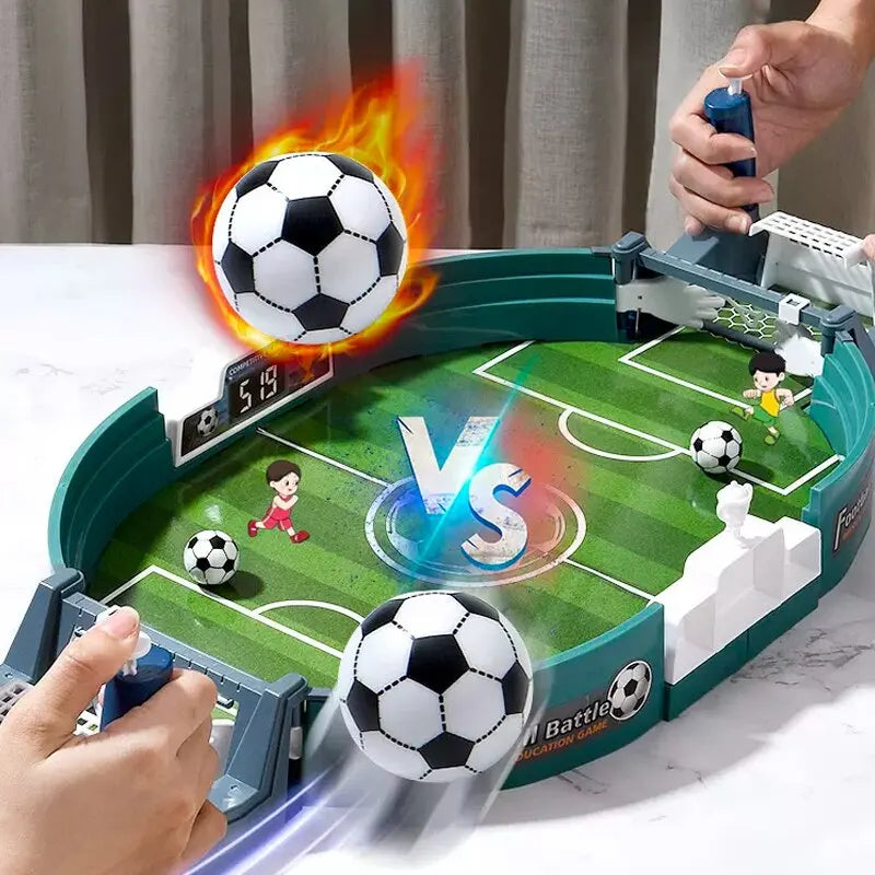 Children's Table Football Games Two-Player Footballs Soccer Board Game Ejection Parent-Child Funny Interactive Educational Toy
