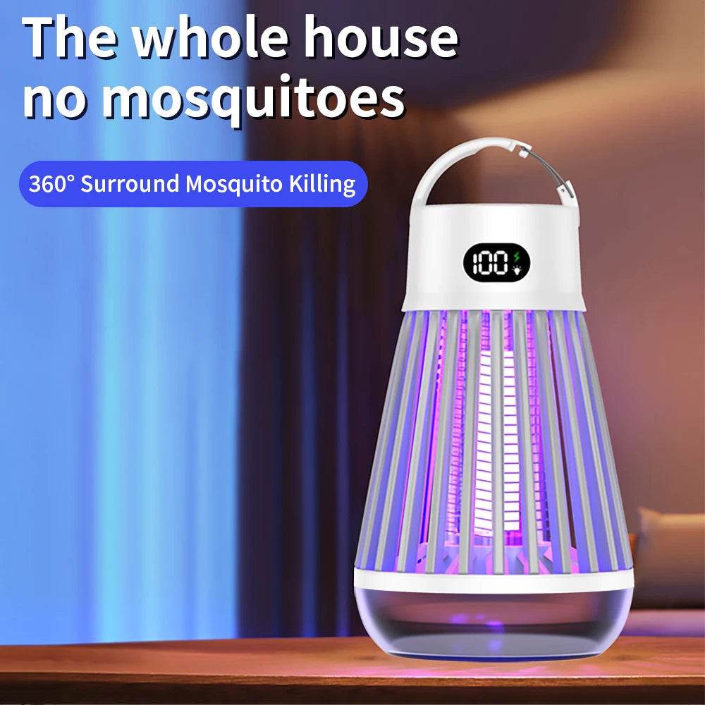 Electric Mosquito Lamp USB Charging Two-In-One Portable Mosquitoes Household portable outdoor electric shock mosquito killer