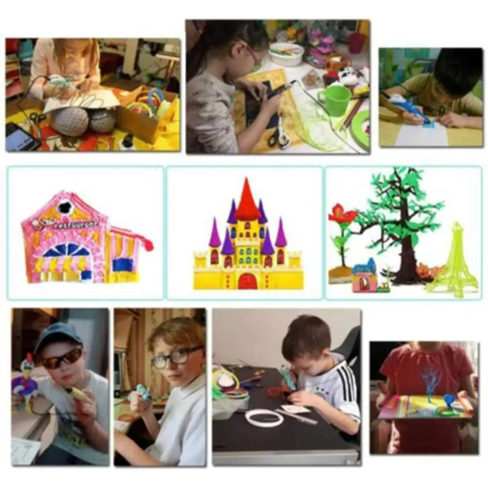Favors DIY Gifts Christmas Birthdy Gift Drawing Supplies 3D Printing Pen 3D Pens Arts Printer PLA Filament