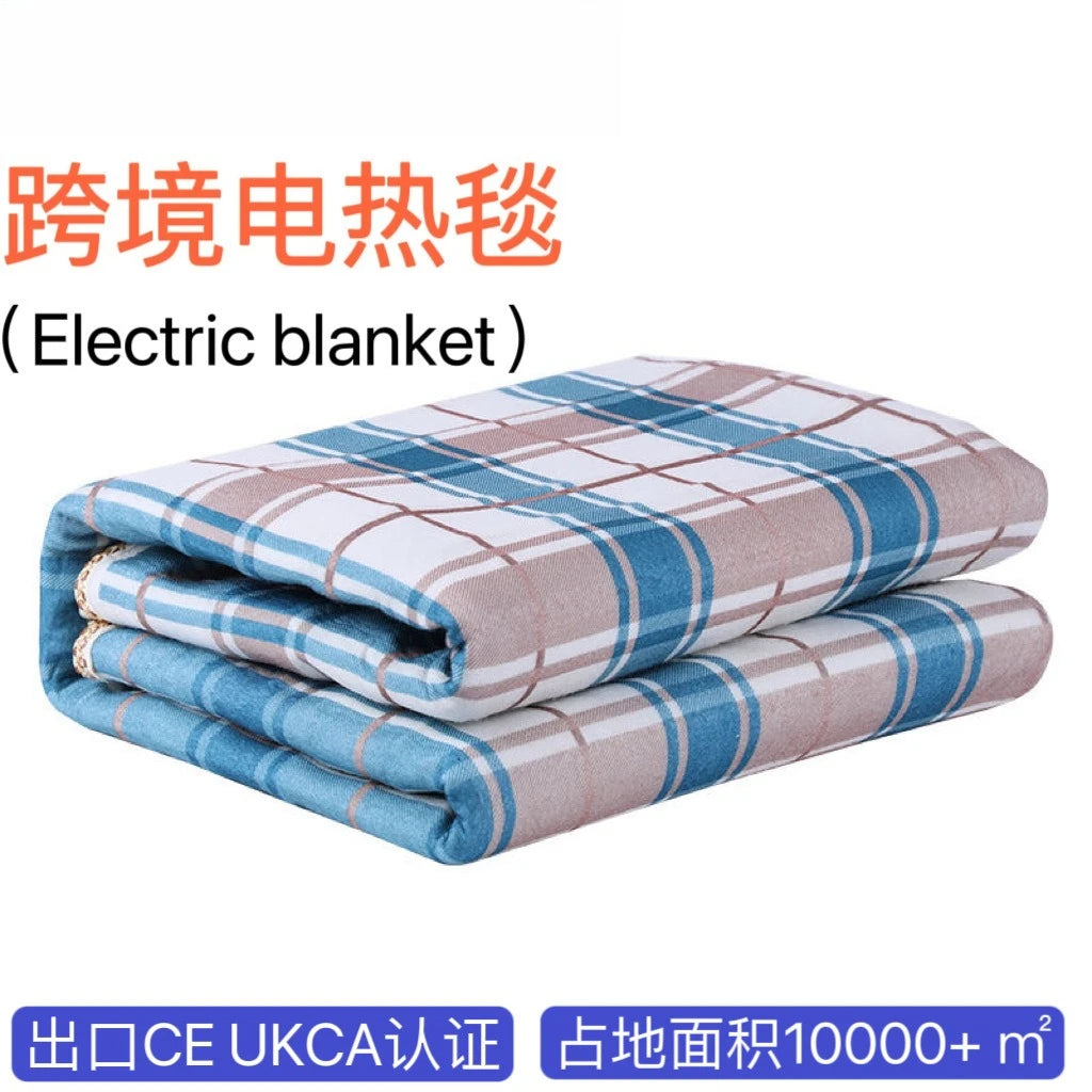 220V Electric Blanket Intelligent Switch Thicken Security Heating Pad Thermostat Blankets Body Warm Electric Flannel Mattress65W