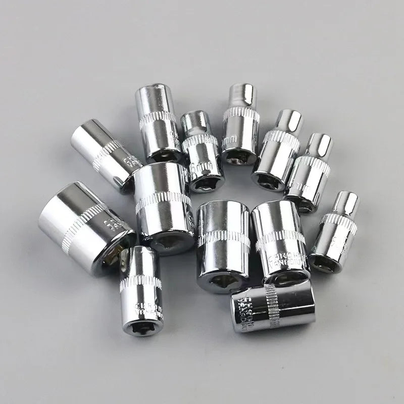 46 Pcs Hand Screwdriver Socket Set Tool Kit With Carbon Steel Bits Customizable Mechanic Tools Set Box