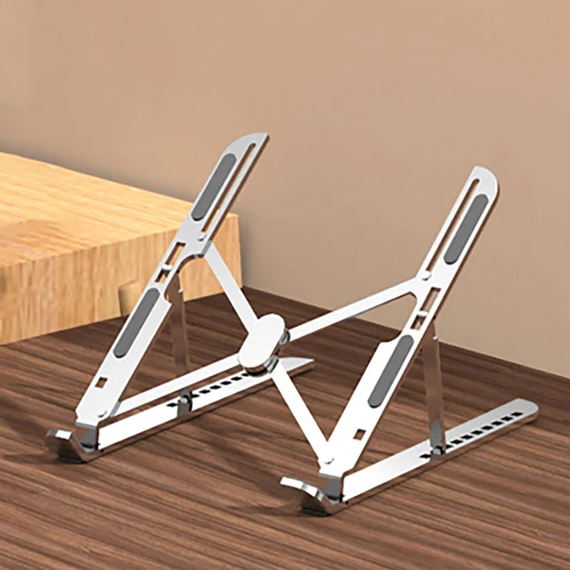 NEW Aluminum alloy laptop stand, folding and lifting vertical base, height increasing computer cooling, tablet stand