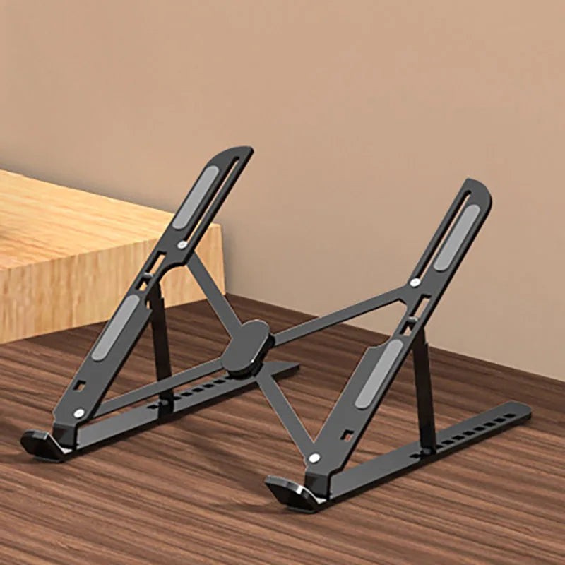 NEW Aluminum alloy laptop stand, folding and lifting vertical base, height increasing computer cooling, tablet stand