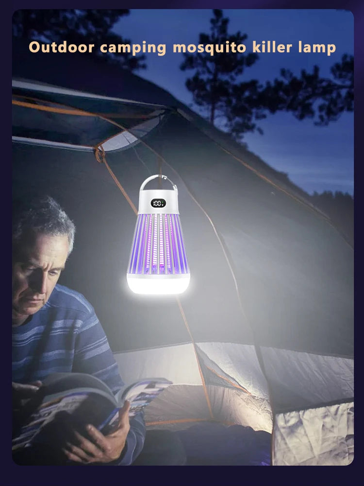 Electric Mosquito Lamp USB Charging Two-In-One Portable Mosquitoes Household portable outdoor electric shock mosquito killer