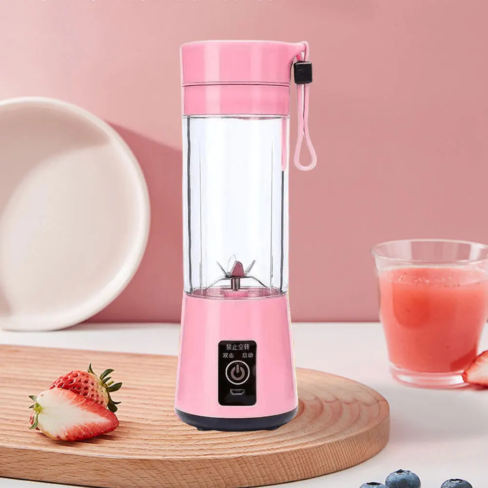 400ml Mini Electric Juicer USB Charging Automatic Fresh Squeezer Multifunctional Vegetable Juicer Blender for Home Office Travel