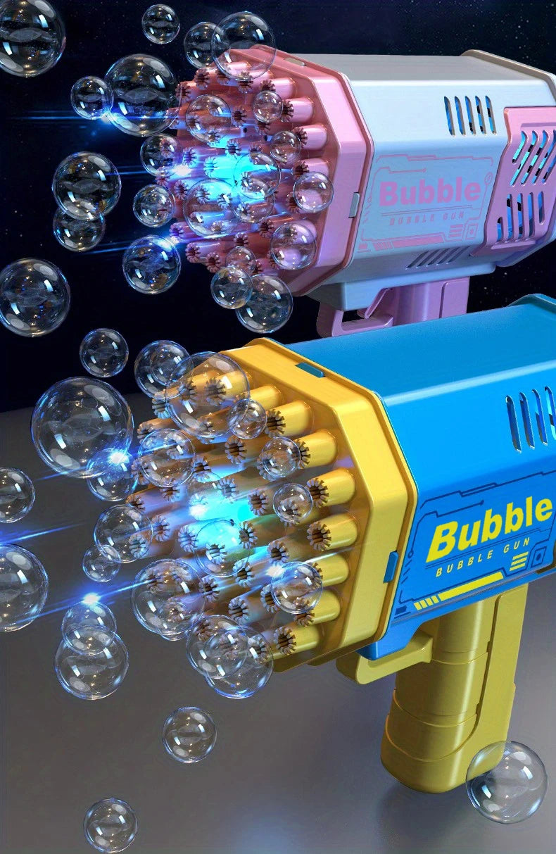 76 Hole Bubble Machine Fully Automatic Bubble Blowing Light Outdoor Bubble Machine without Battery without Bubble Water