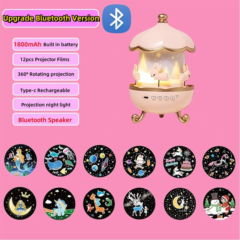 Star Projector for Kids 12 Films Star Lights for Ceiling Projector Baby Night Lamp with  Exquisite Gifts