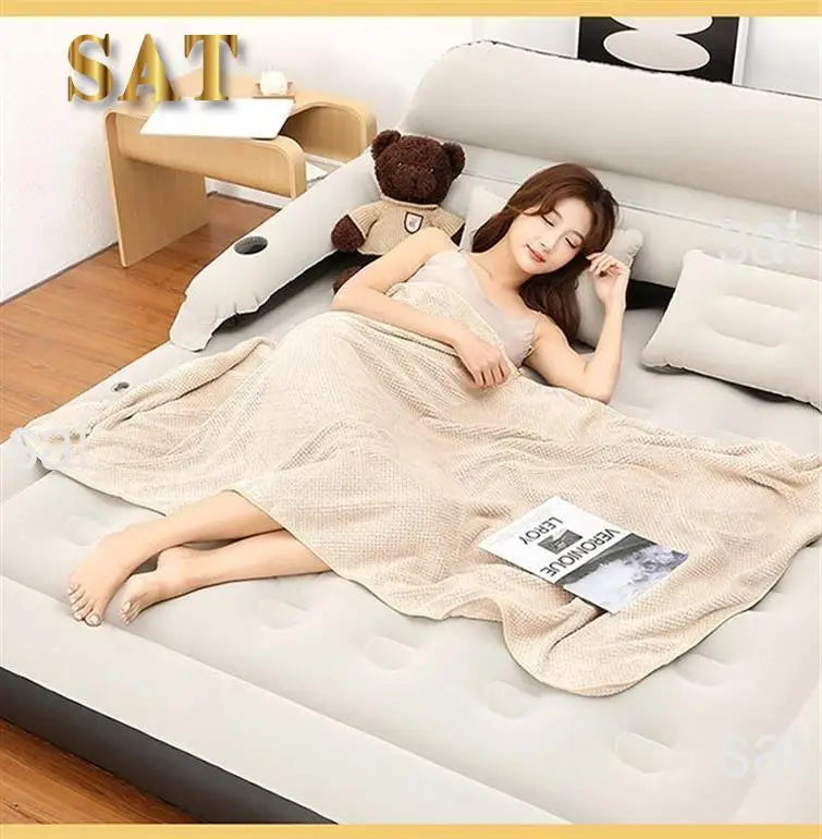 Memory Bedroom Mattress Inflatable Topper Reinforce Bed Frame Floor Mattress Sleep Japanese Colchon Individual Salon Furniture