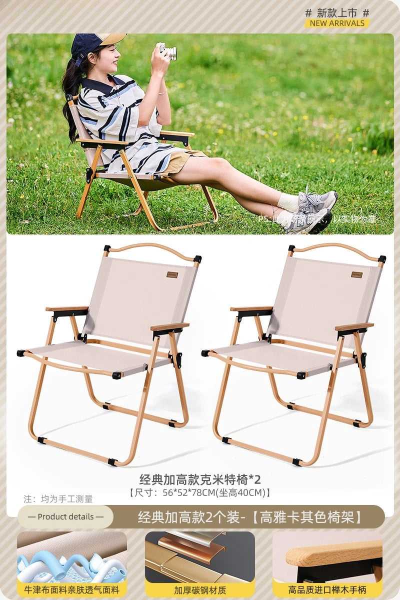 Outdoor Portable Picnic Kermit Chair Fishing Camping Supplies Equipment Chair