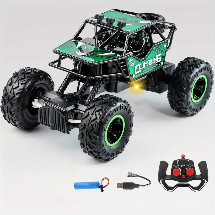High-Speed Remote Control Off-Road Crawler with Flashing Lights