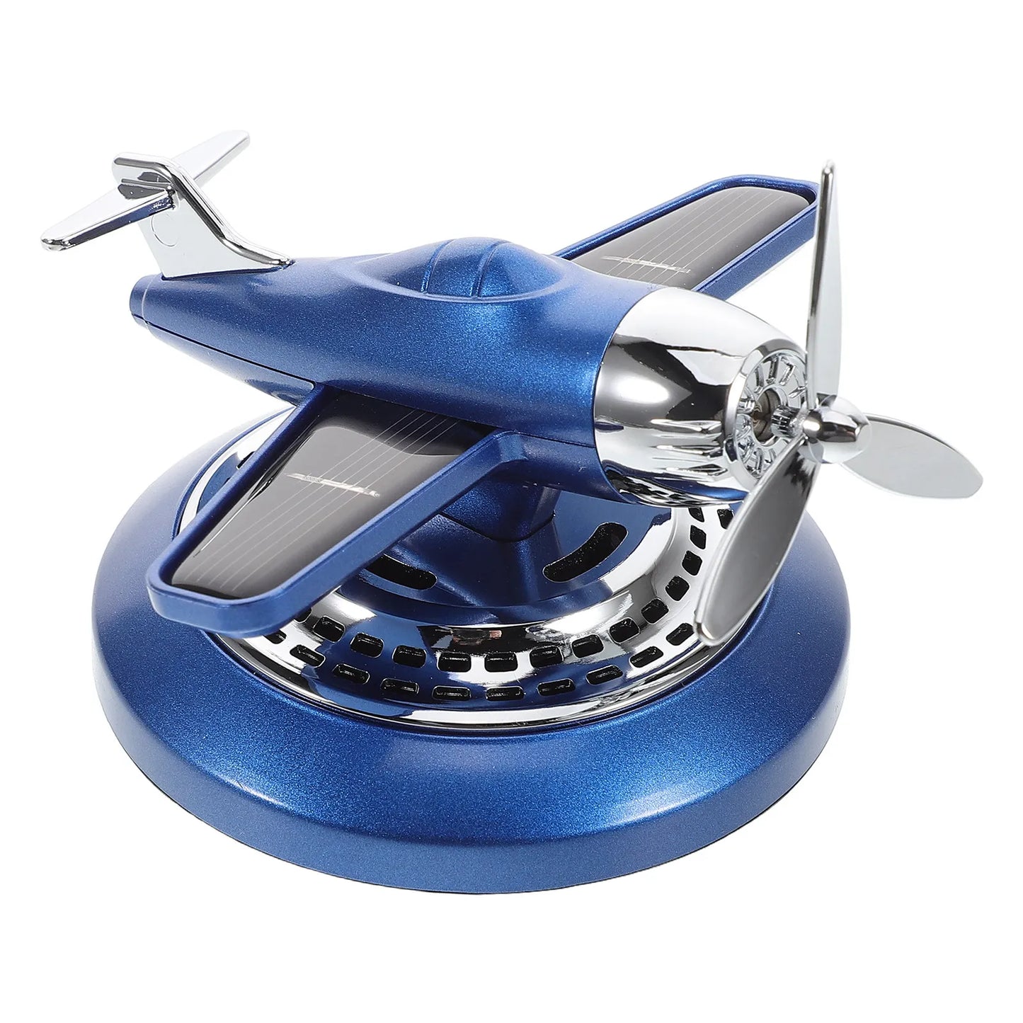 Solar-Powered Airplane Car Aromatherapy Diffuser Dashboard Ornament Car Interior Fragrance Diffuser Essential Oil Scent
