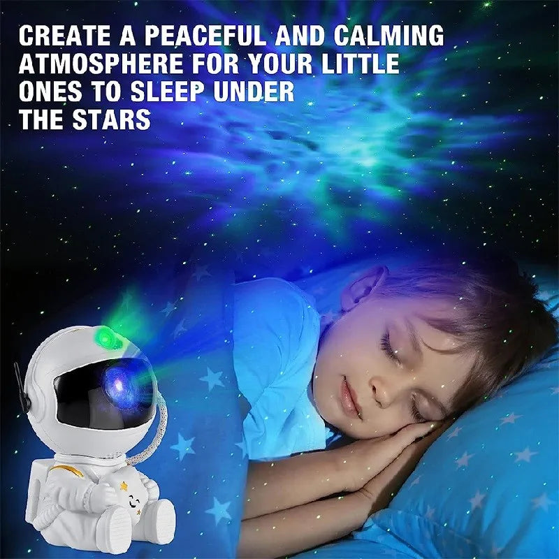 Galaxy Star Projector LED Night Light Starry Sky Astronaut Porjectors Lamp For Decoration Bedroom Home Decorative