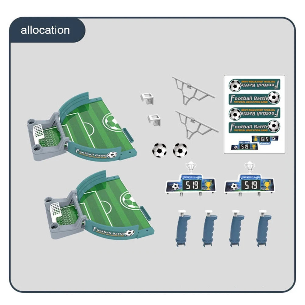 Children's Table Football Games Two-Player Footballs Soccer Board Game Ejection Parent-Child Funny Interactive Educational Toy