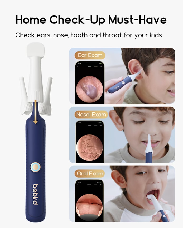 Original Bebird EarSight Plus I35R-R37R-D39R Compact All-in-1 Visual Ear Wax Remover Portable Ear Cleaner Oral Otoscope Camera